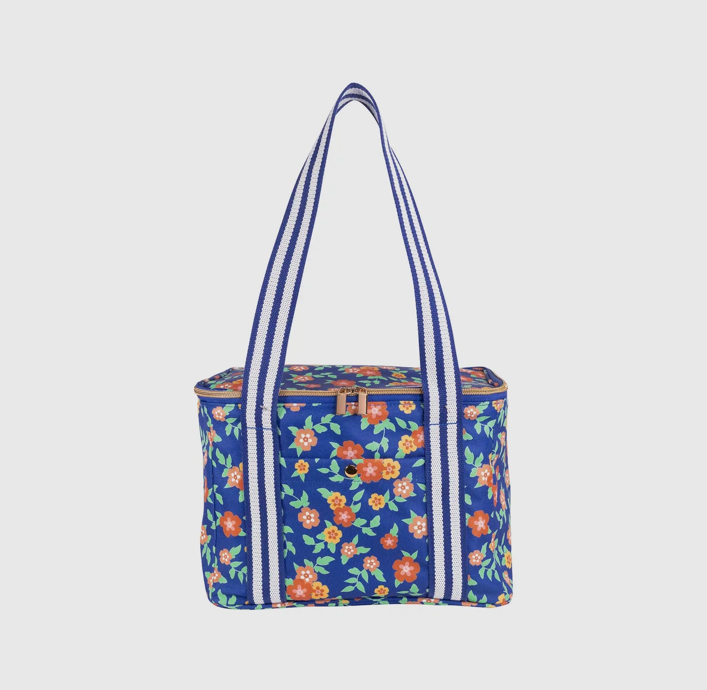 Blue Floral Cooler Bag