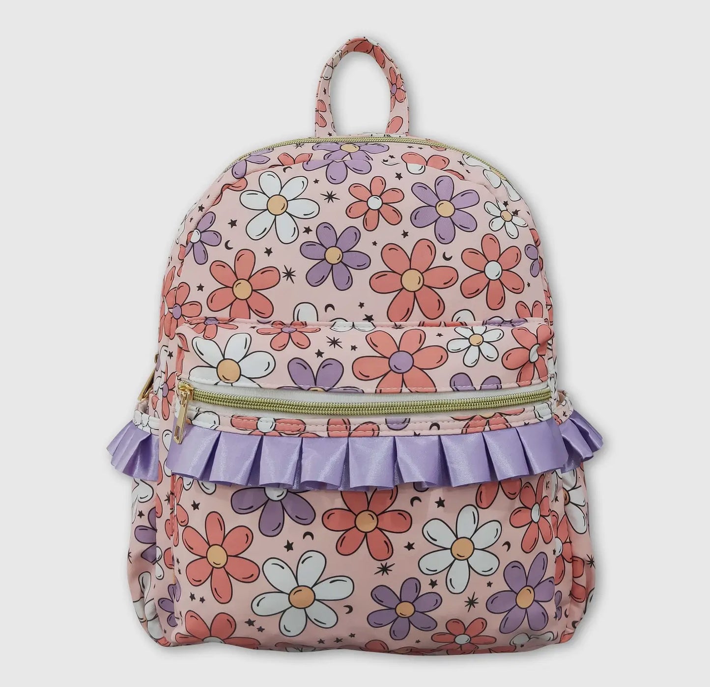 Floral Ruffle Kids Backpack