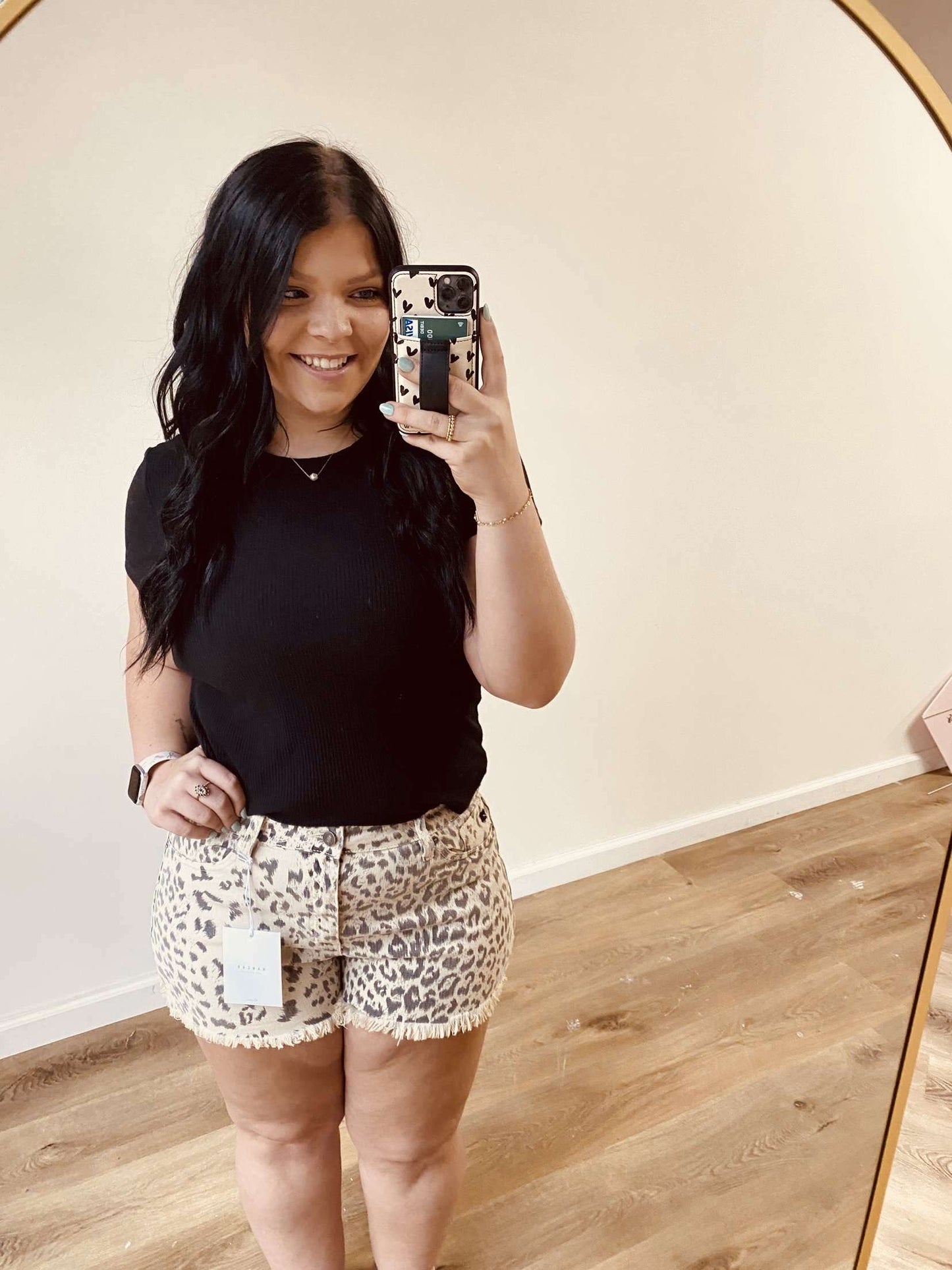 Leopard Print Shorts