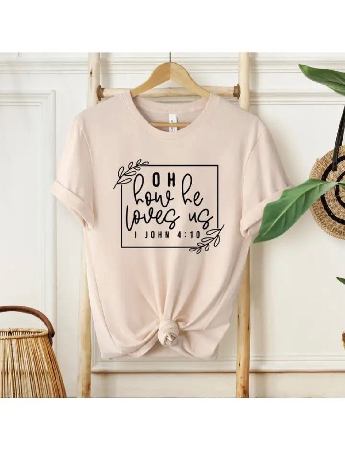 "Oh how He loves us" Tee