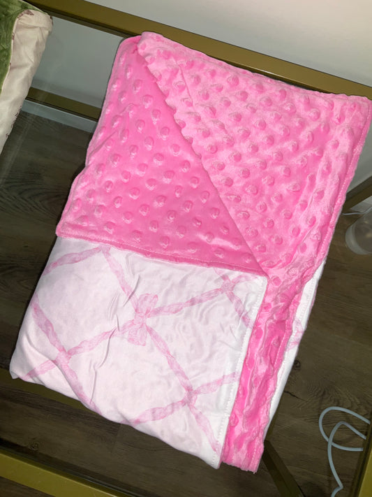 Girls Bow Blanket