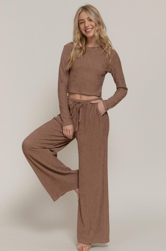 Mocha Long Sleeve Top