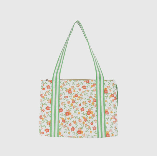 Floral Insulated Tote Bag